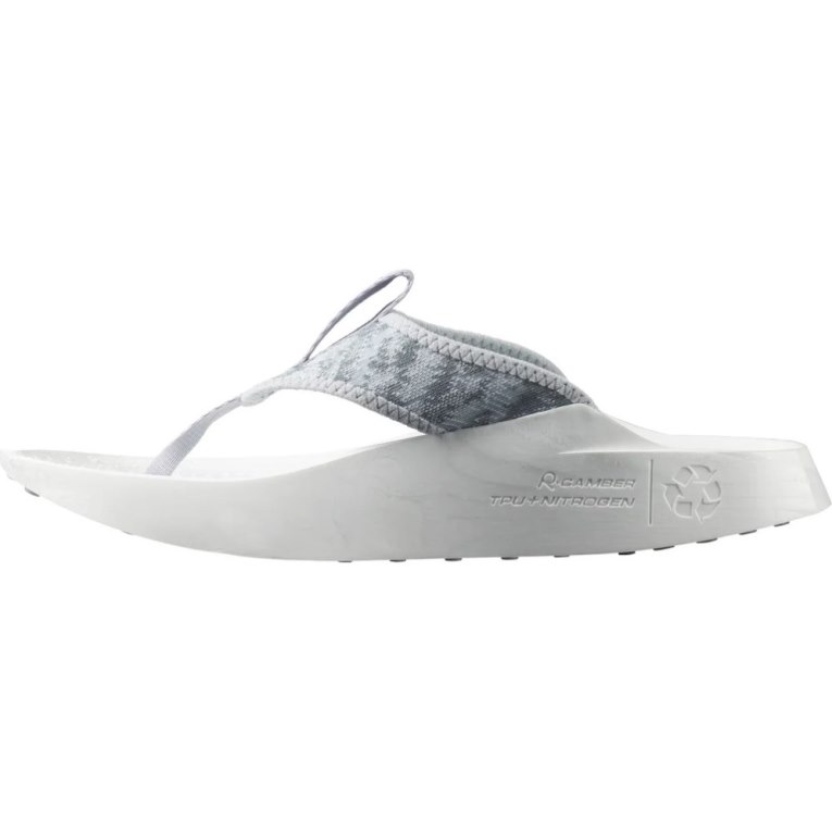 White Salomon Index Break Women's Flip Flops | PH 43920G